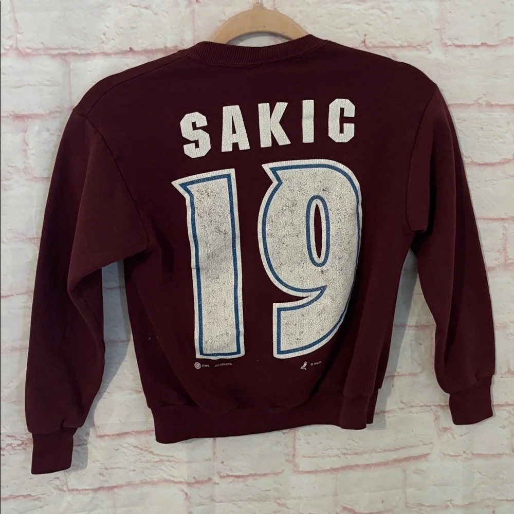 Vintage youth Colorado Avalanche Joe Sakic sweatshirt